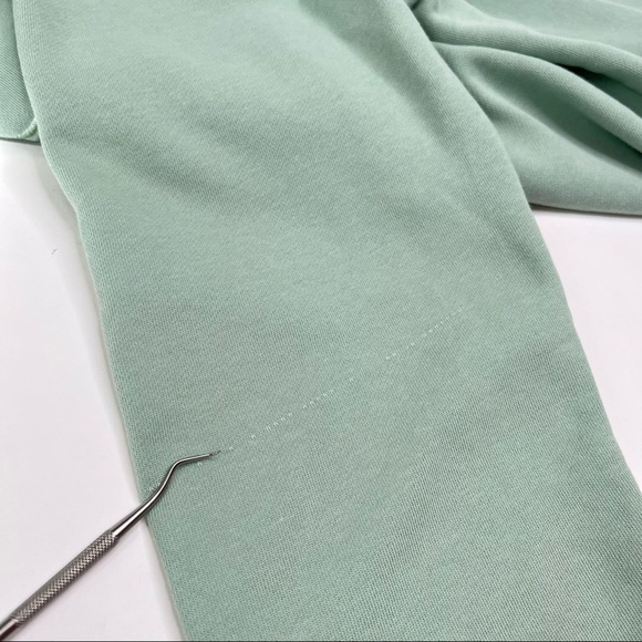 RARE Kenzo Paris Tiger Mint Green Embroidered Organic Terry Crewneck Sweater - Picture 13 of 16